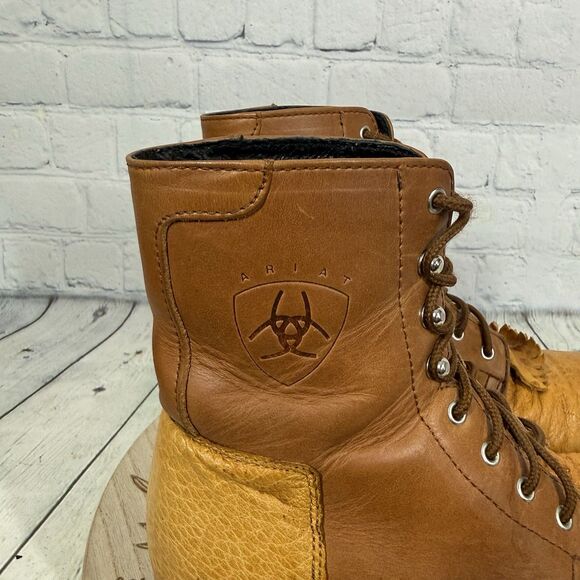 Ariat Advanced Torque Women's Boots Size 6.5 Brown Leather Cowboy Western Boots - Picture 8 of 16